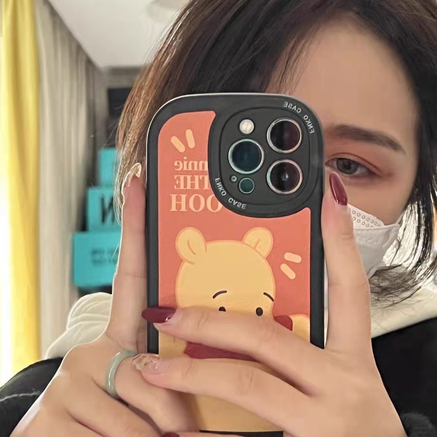 Soft Case TPU Motif Winnie The Pooh Untuk iPhone 13 13pro 13prm 11 7Plus 8Plus Xr XS 13 12pro Max