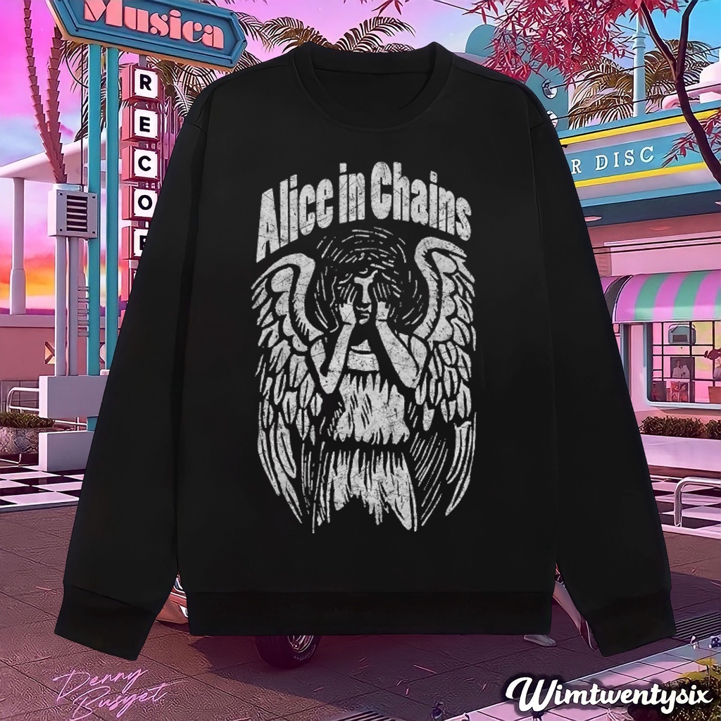 sweater | sweatshirt | crewneck | band alice in chains vintage