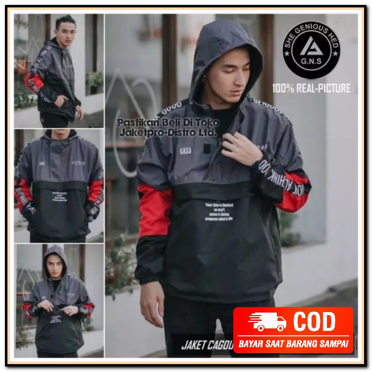 Jaket Pria Dewasa Keren Distro Terbaru Murah 2021 B12 / Jaket Pri AA405 Jaket Pria Cagoule Parasut
