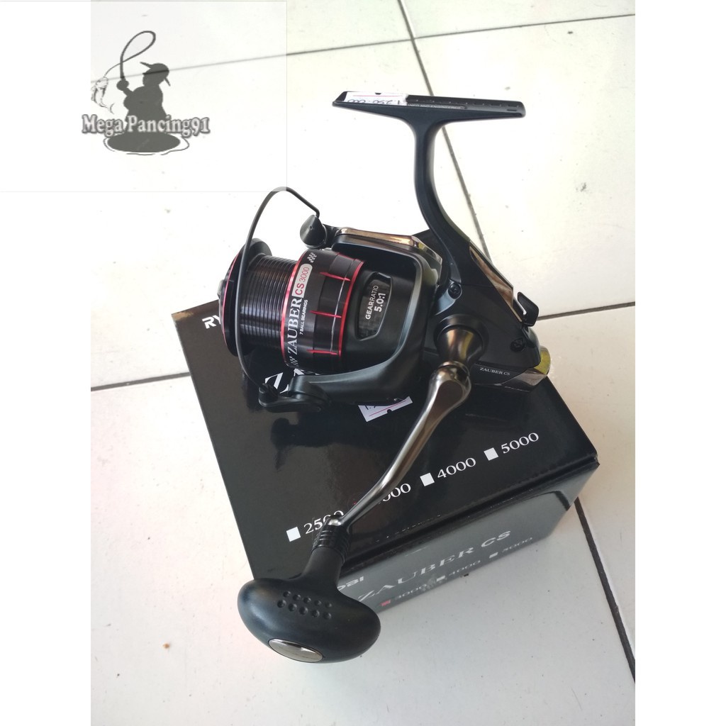 TERMURAH ~ Reel Ryobi Zauber CS 3000 Dan 4000 Long Spool Power Handle 8kg