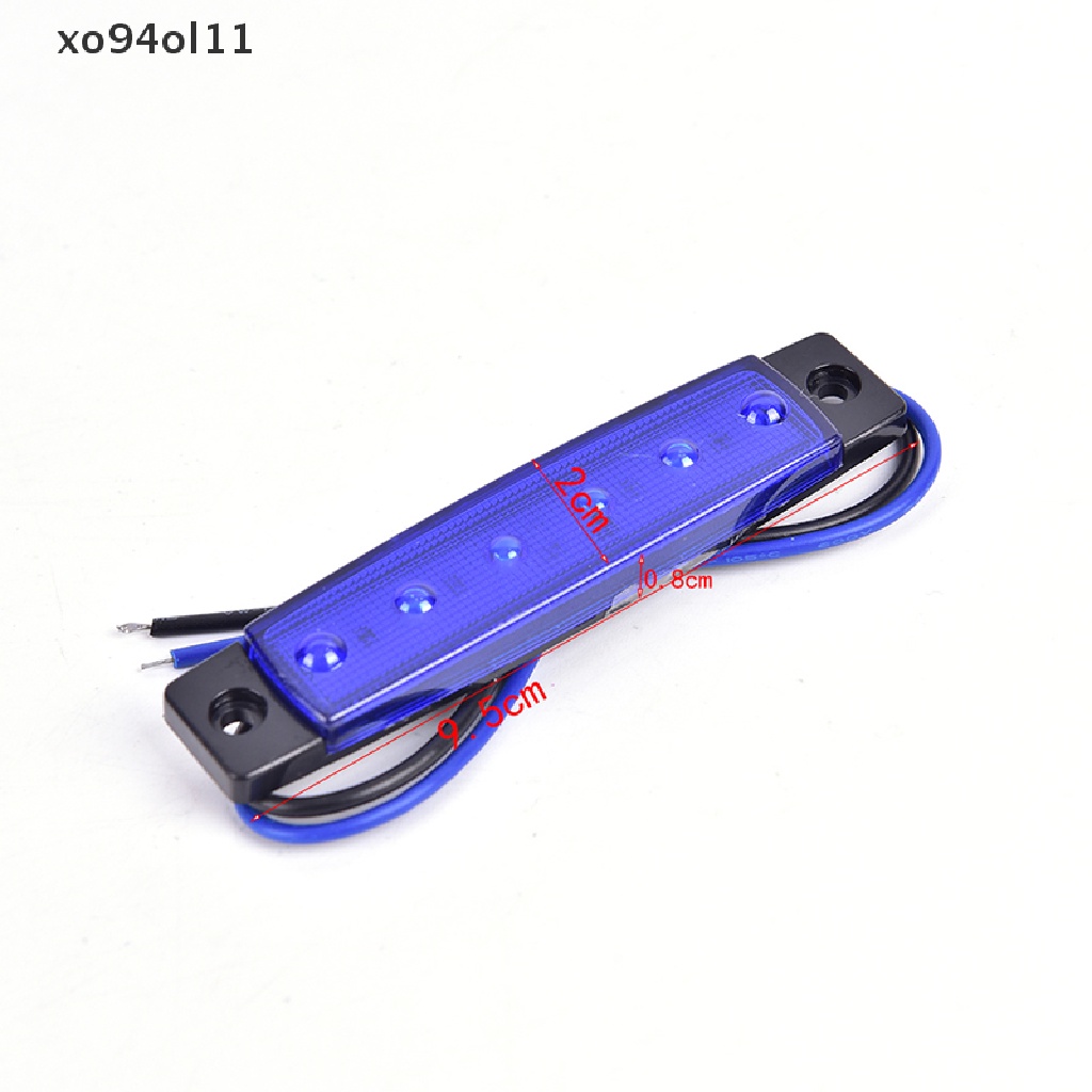 Xo 1 Pc Lampu 6 Led 12V Untuk Penanda Samping Mobil Trailer