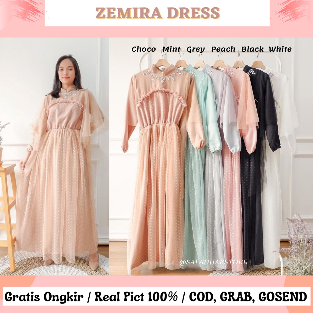 ZEMIRA DRESS / DRESS LAMARAN / DRESS PREWEDD / DRESS PESTA