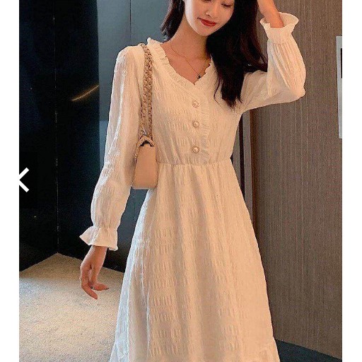 Jual Dress Korean Style Lengan Panjang ...
