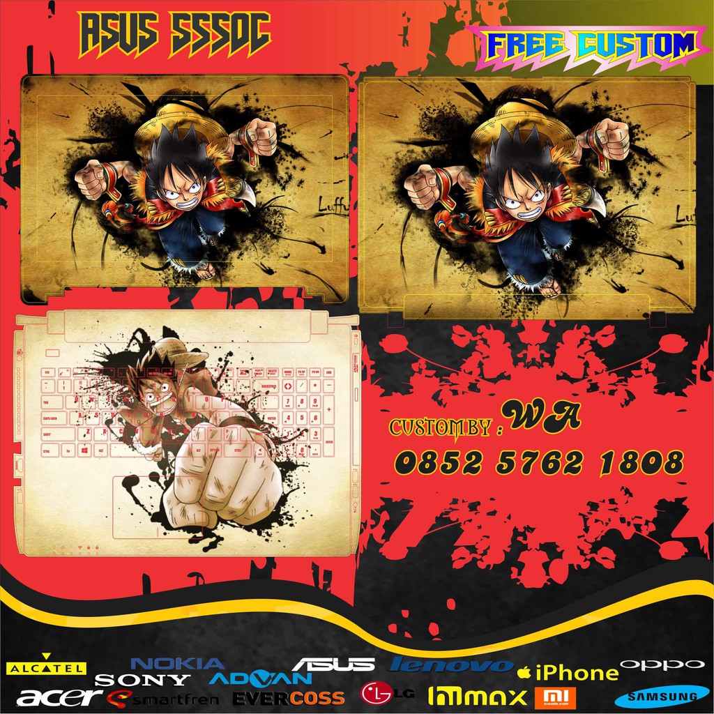 GARSKIN LAPTOP ASUS S550C FULL BODY 2