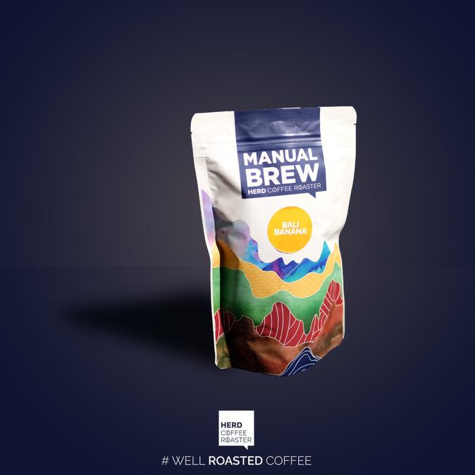 

[ COD ] Bali Kintamani Banana Single Origin Manual Brew 150 GR Herd Coffee HEMAT Kode 218