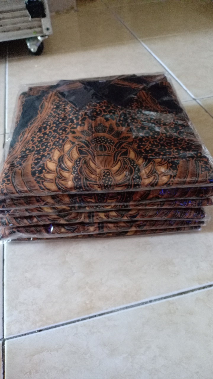 Natawijaya Kemeja Batik Pria Lengan Panjang Full Furing Bahan Katun Sragenan By Kanaya