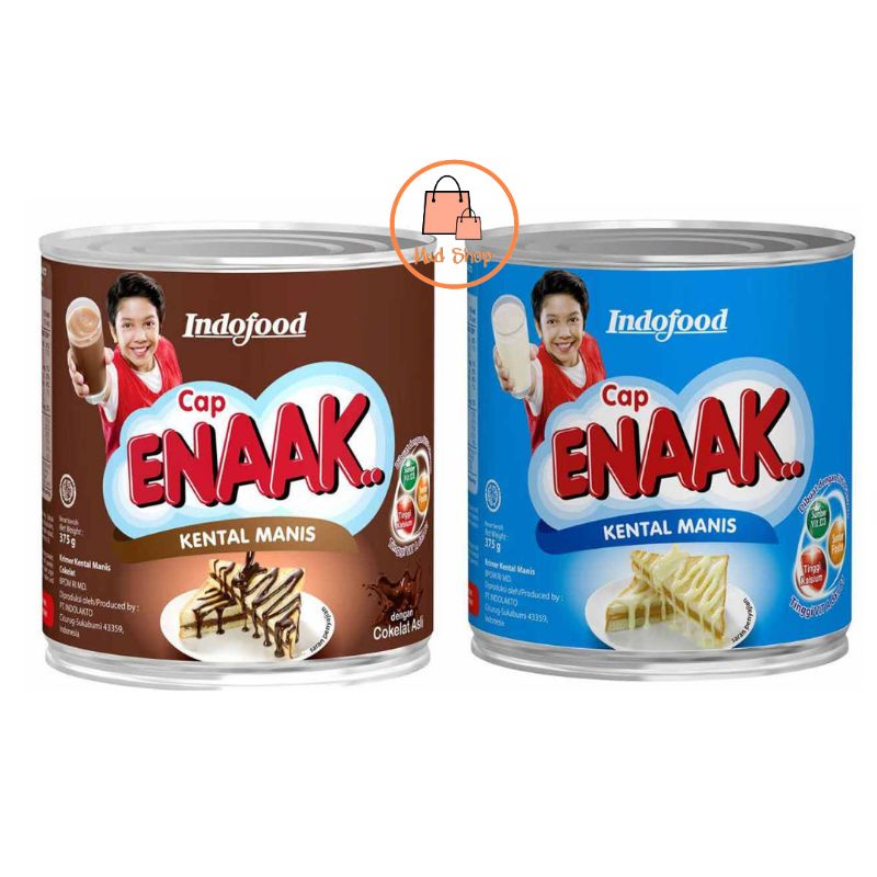 

Cap Enaak Kental Manis Putih / Cokelat 375g