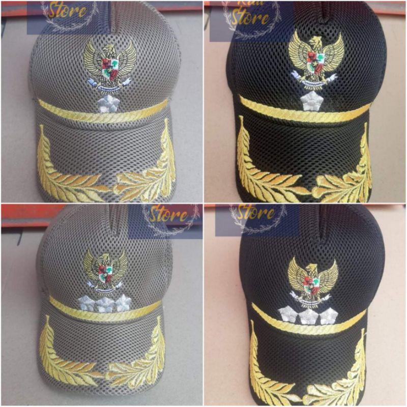 Topi Jaring Lurah / Camat Melati Bordir