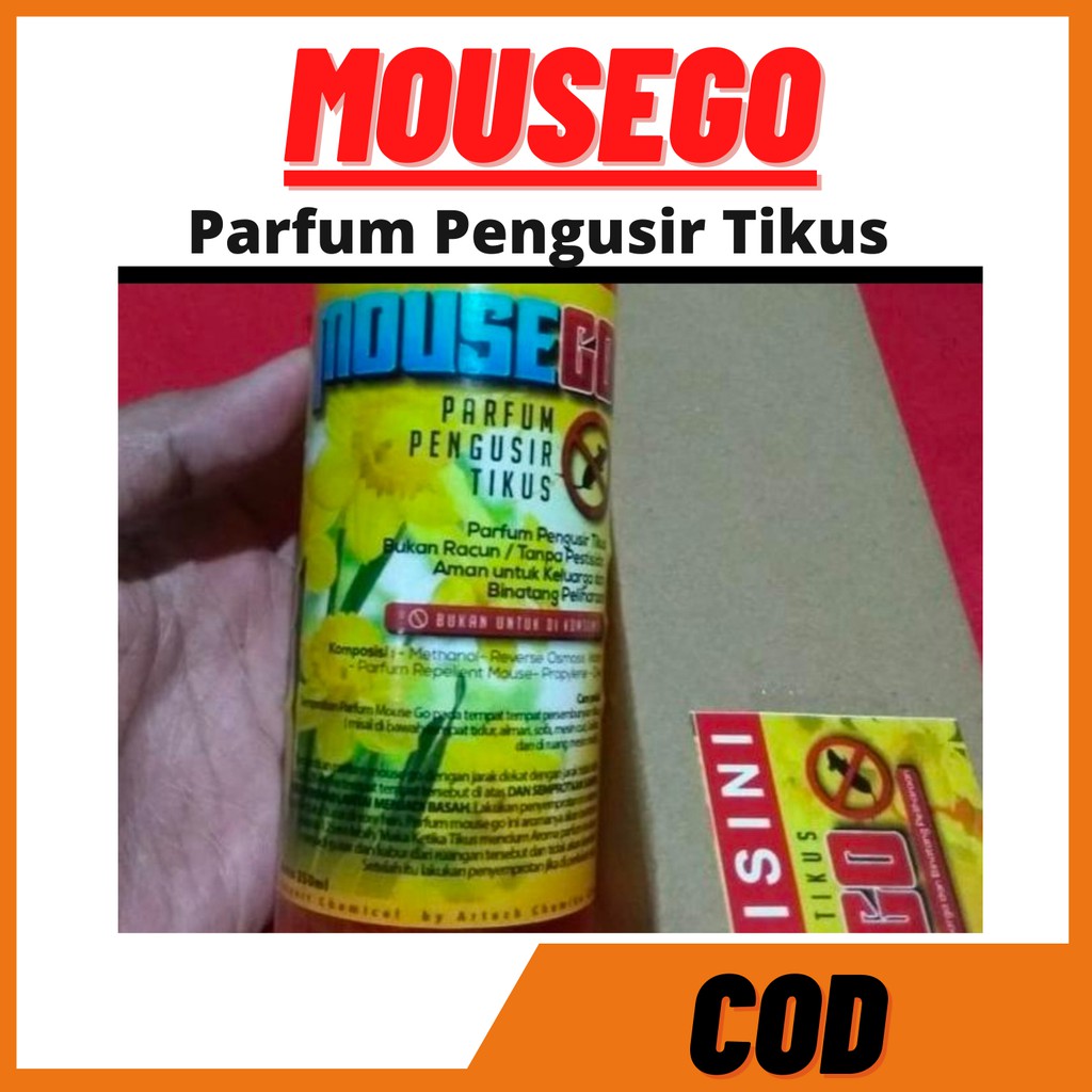 PROMO PARFUM SPRAY PENGUSIR TIKUS DAN REFILL PACK  250ML MOUSEGO/SEMPROT PENGUSIR TIKUS AMPUH