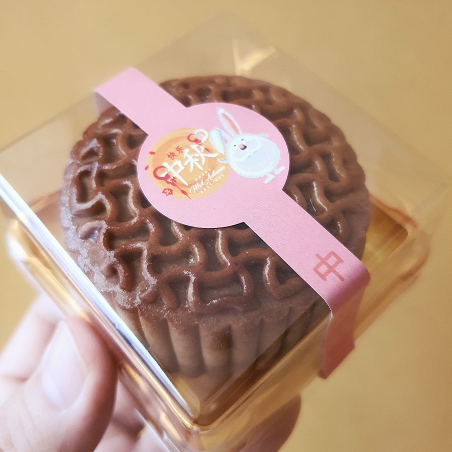 

( 8 pcs ) Stiker Seal Mika Mooncake 125gr Label Sticker Tray Mika Moon Cake 150gr Paperbelt Case Kotak Kue Bulan