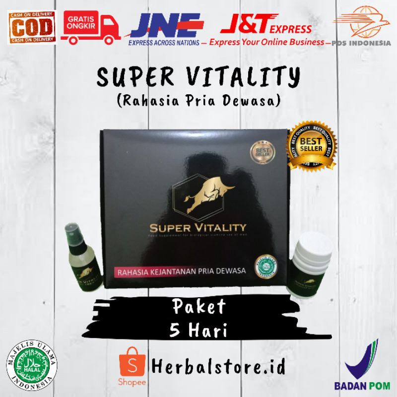 SUPER VITALITY Stamina Pria Dewasa Herbal Original