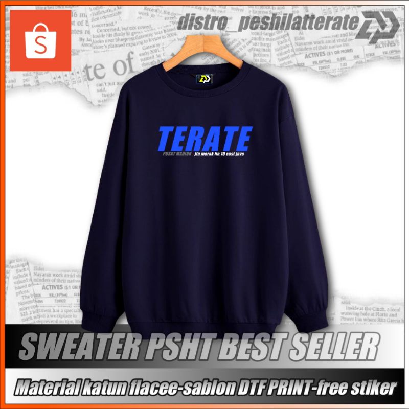 SWEATER PSHT BLUE TERATE PUSAT MADIUN (SH-1)