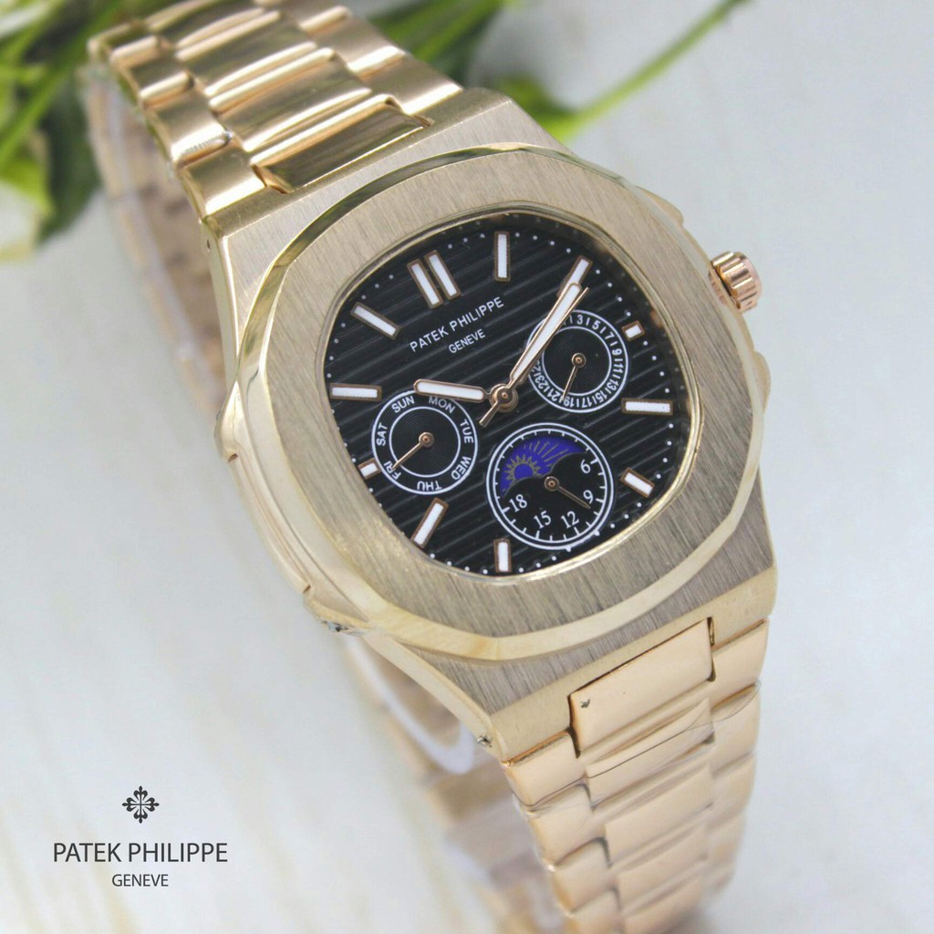 Ready Stock Jam Tangan Wanita Patek Philip D.4cm Rantai Stainless Steel