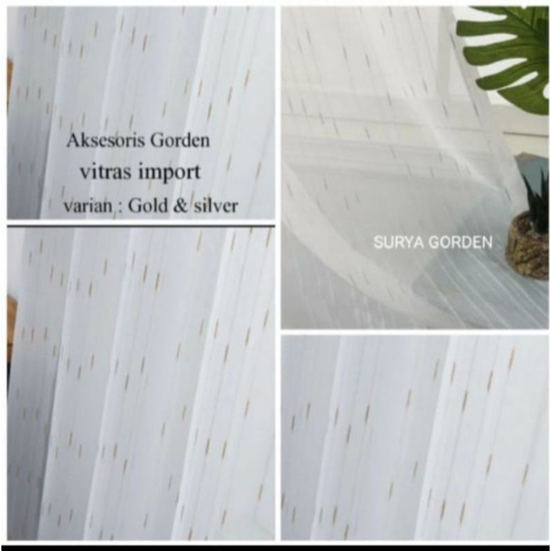 VITRASE PREMIUM VITRASE TEBAL/VITRASE SERAT EMAS/VITRASE SERAT SILVER