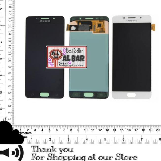 ✳➽ 1st LCD + Touchscreen Samsung Galaxy A SM A510F A510FD Original - Putih ★★★ HN8