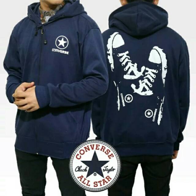 CONVERSE jaket zipper/Jumper/Hoodie original