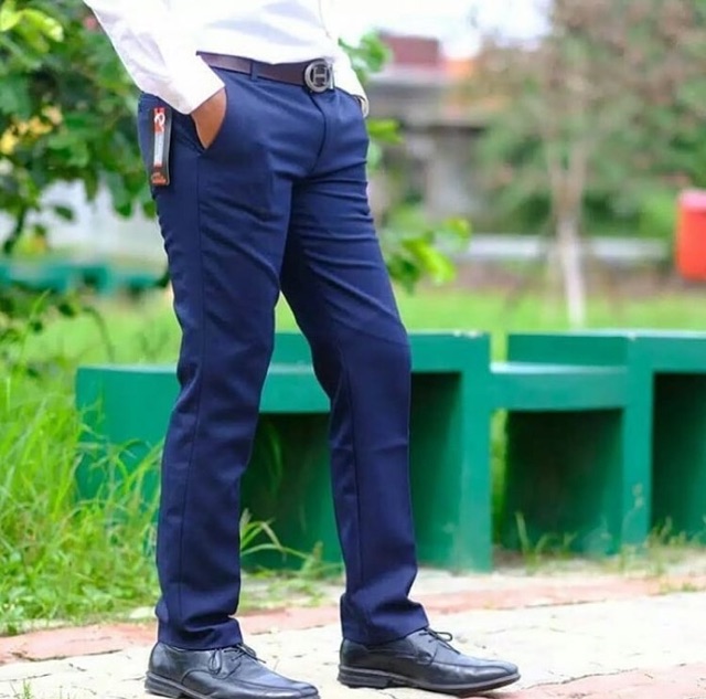 Celana Bahan Semi Woll 27-38 Outfit Korea Formal Kantor slimfit Strech