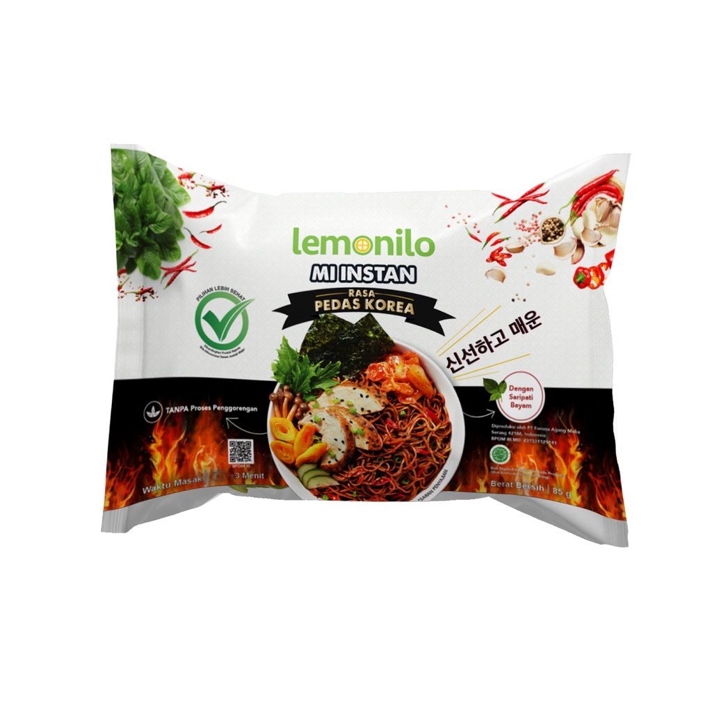 

Lemonilo mie instan rasa pedas korea