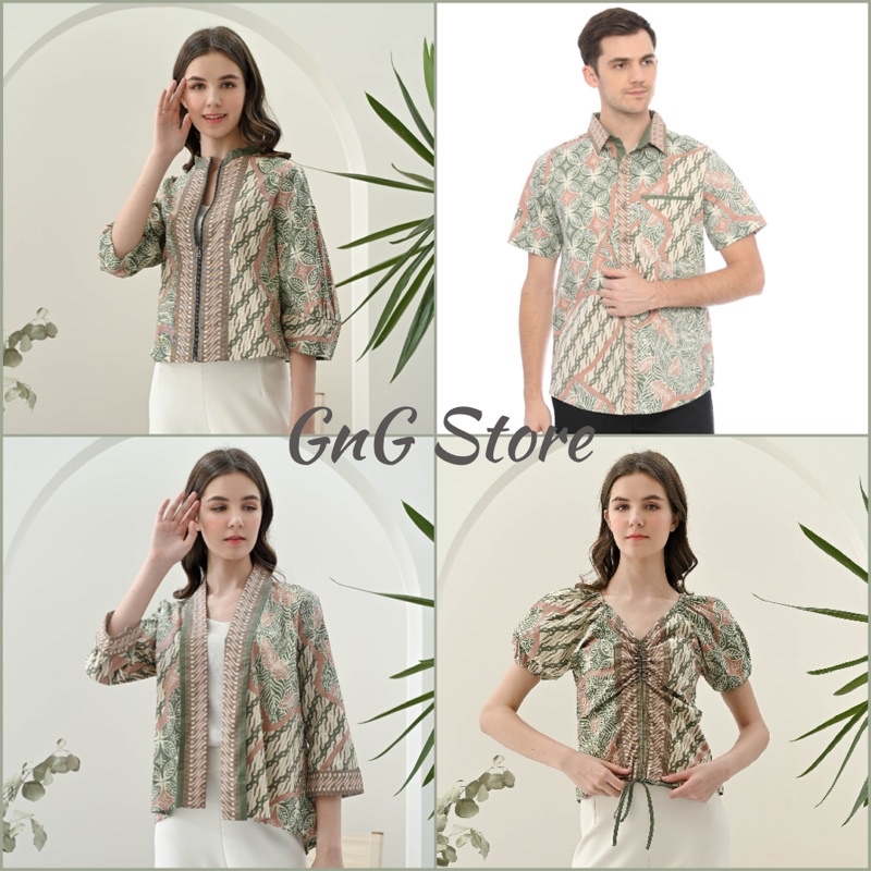 Couple Batik UBI Series /Seragam Batik/ Batik Pasangan/ Baju Lebaran