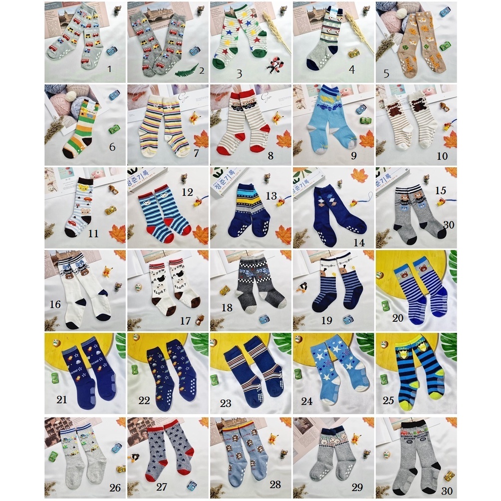 Minipetite SC2134 Kaus Kaos kaki Anak europe eropa kartun karakter panjang tebal hangat