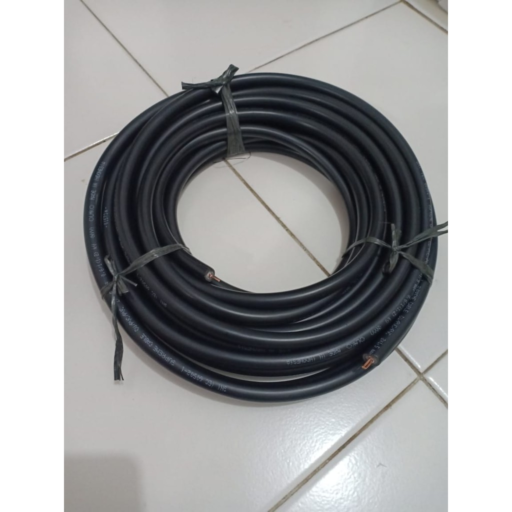Kabel NYY 2x1.5mm hitam