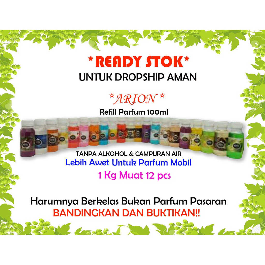 REFILL PARFUM MOBIL ARION SCENTS 100ML