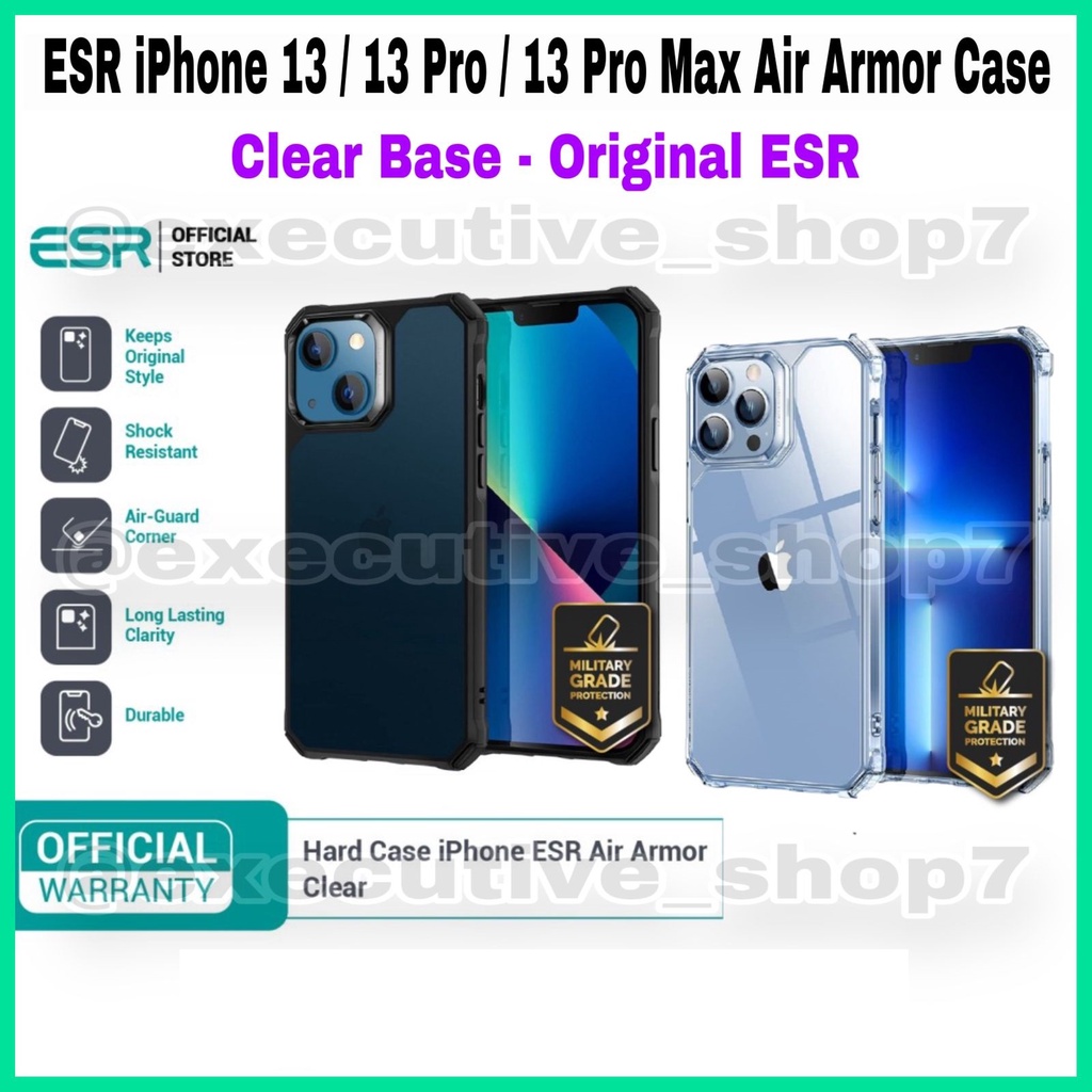 ESR iPhone 13 / 13 Pro / 13 Pro Max Air Armor Case - Clear Base - Original ESR - 501053 / 501054 / 501055 / 501056 / 501057 / 501058