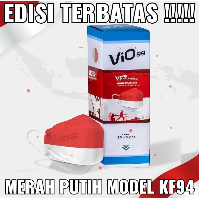 Masker Vio 99 KF94 edisi Kemerdekaan