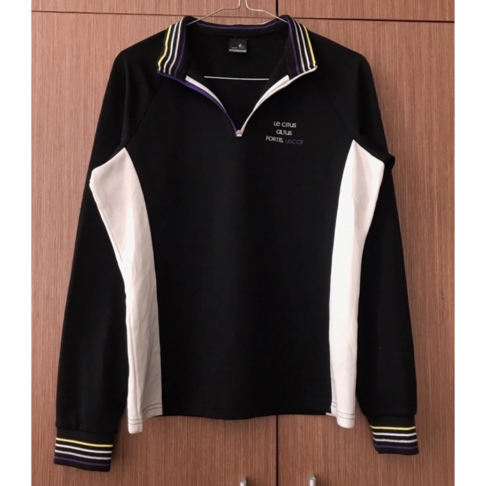 lecaf sports half zipper baju olahraga outdoor pl preloved thrift