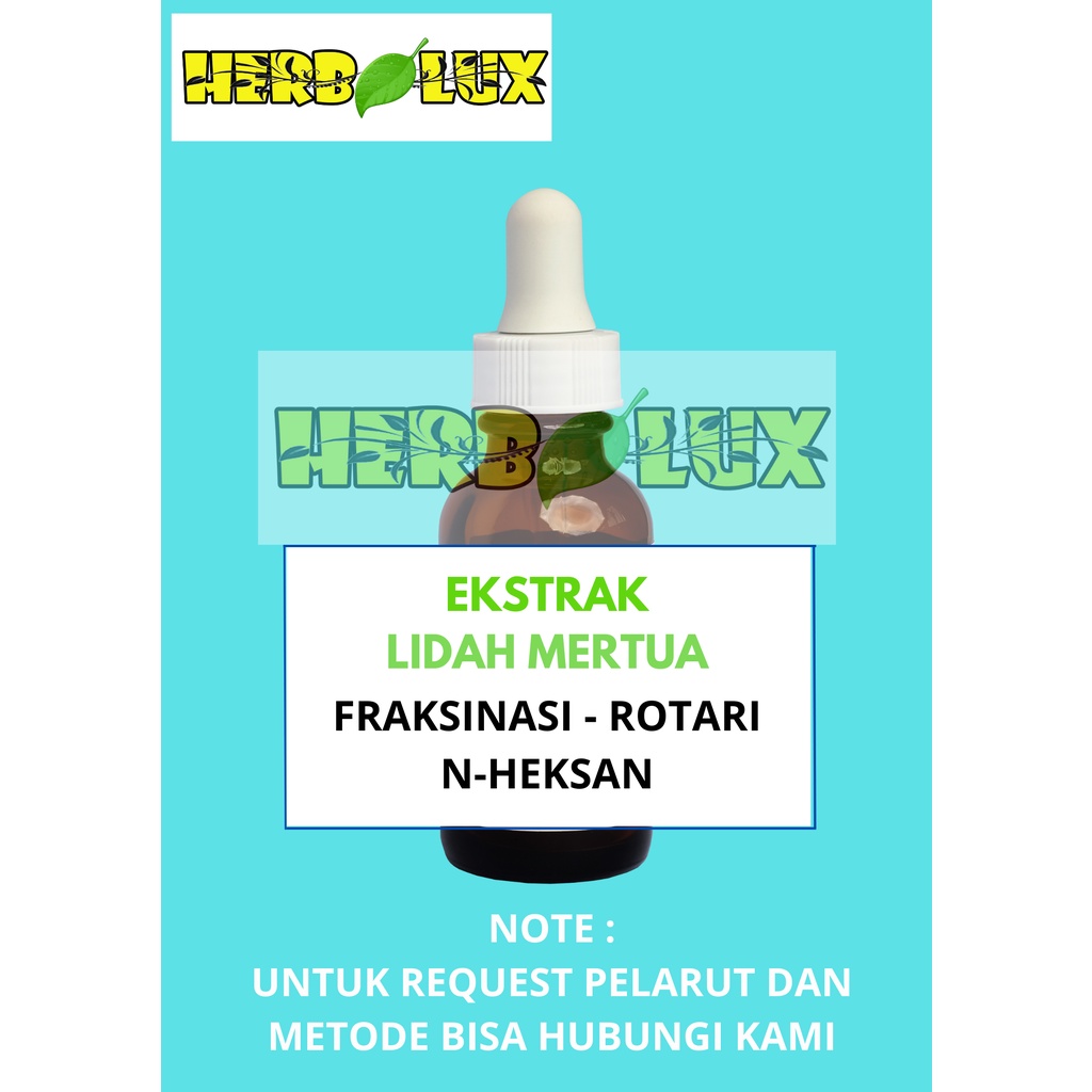 EKSTRAK LIDAH MERTUA FRAKSINASI 50 GRAM DAN 100 GRAM BEST QUALITY HERBALUX