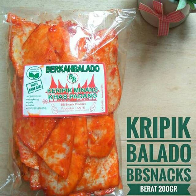 

Beli Banyak Harga Diskon Keripik Singkong Balado pedas manis sanjay padang