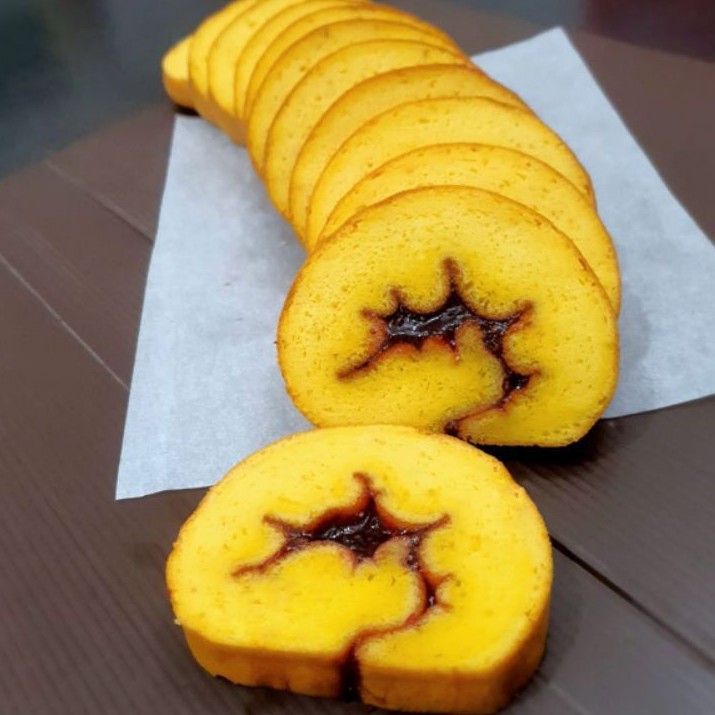 

KETO/ Diabetic/ Gluten Free Swiss Roll, PANJANG 24cm.