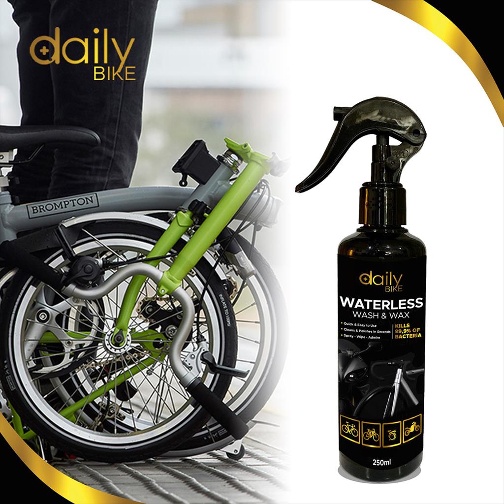 DAILY BIKE WATERLESS 250 ML WASH WAX PEMBERSIH SEPEDA MOTOR