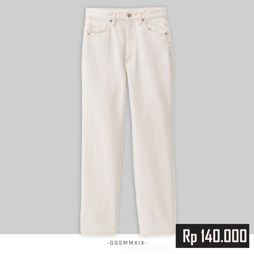 Boyfriend Jeans By Uniqlo White Original | Uniqlo Boyfriends Jeans Original Brand | Uniqlo Originals