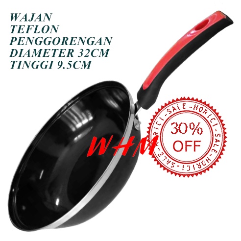 Wajan Bagus 32CM Wajan Bagus Teflon 32cm / Wajan Penggorengan Teflon 32cm