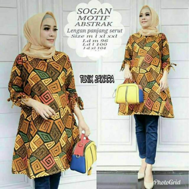 ATASAN BATIK / TUNIK BATIK / BATIK SOGAN
