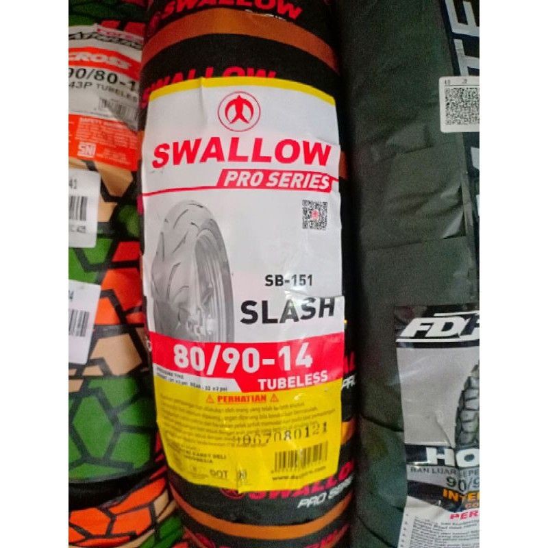 ban swallow slash sb-151 ring 14 ukuran 80-90/14 soft compound