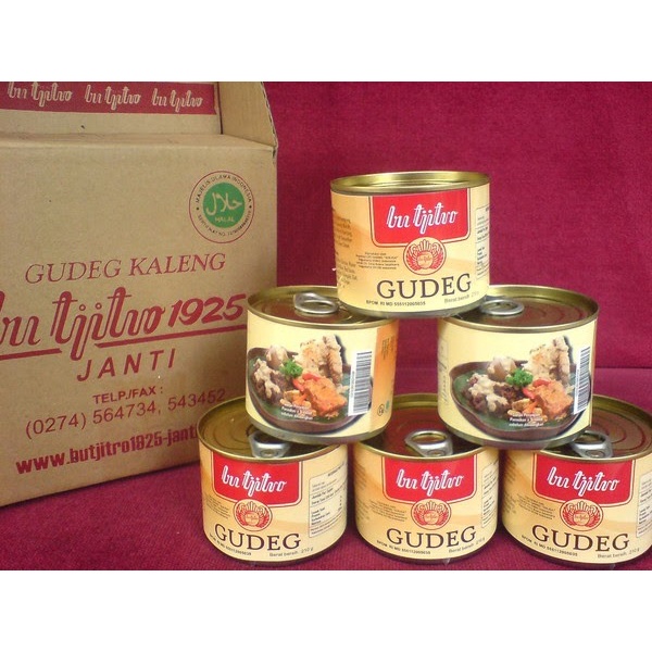 Gudeg, Gudeg Kaleng, Gudeg Bu Tjitro, Gudeg Kaleng Bu Tjitro, Gudeg Paling Enak Bu Tjitro, Gudeg Bu Tjitro Terenak, Bu Tjitro 1925 Gudeg Kaleng Rasa Original Paket 4 Kaleng, Gudeg Jogja, Gudeg Berasal Dari, Gudeg Bahan, Gudeg Makanan Khas, Gudeg Terdekat