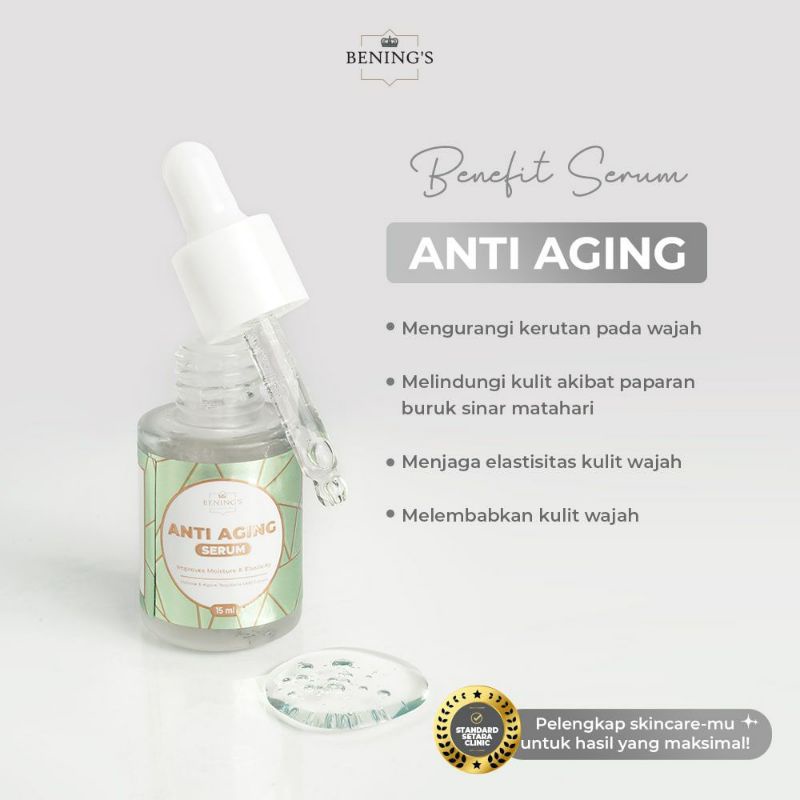 ANTI AGING SERUM BENING'S SKINCARE DR OKY PRATAMA