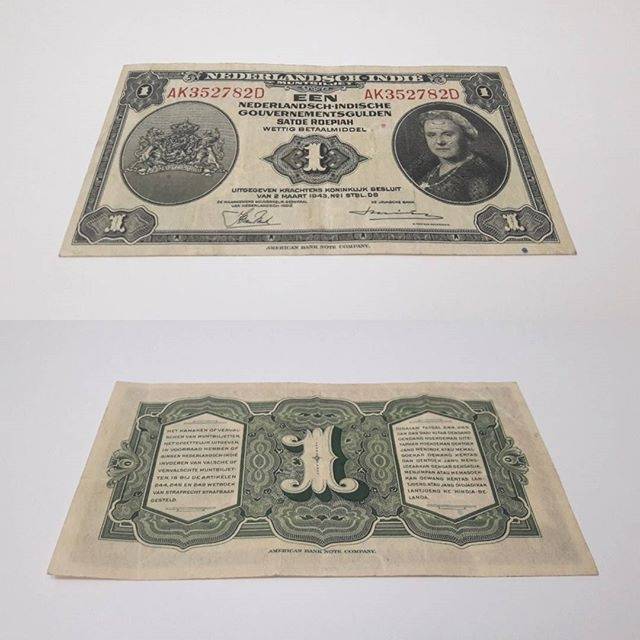 Uang 1 Gulden Nica 1943