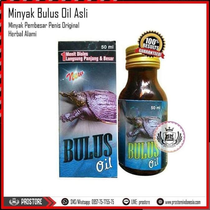 MINYAK BULUS OIL ASLI / Obat Oles Herbal Pembesar Penis Pria Lintah