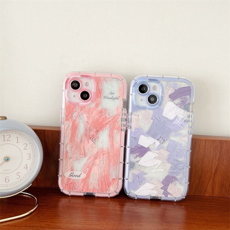 Case Motif Lukisan Minyak Untuk iphone 12 13 11 Pro Max X Xs Max Xr