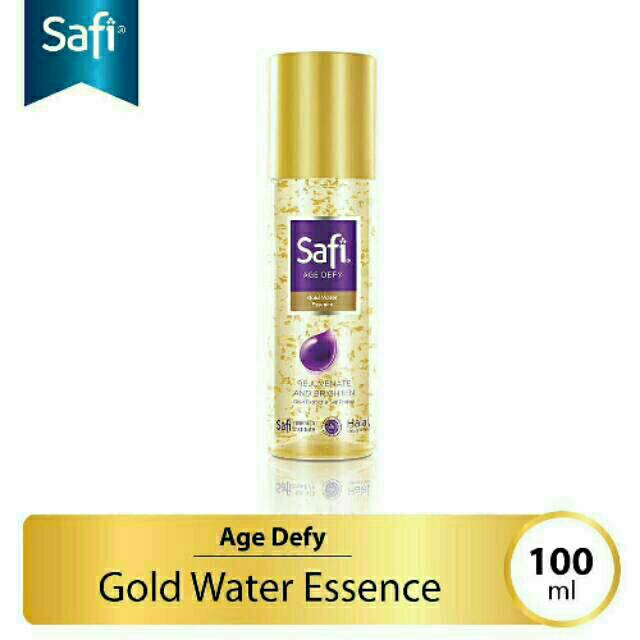 [GROSIR ] Safi age defy gold water essence 30 ml  , 100 ml