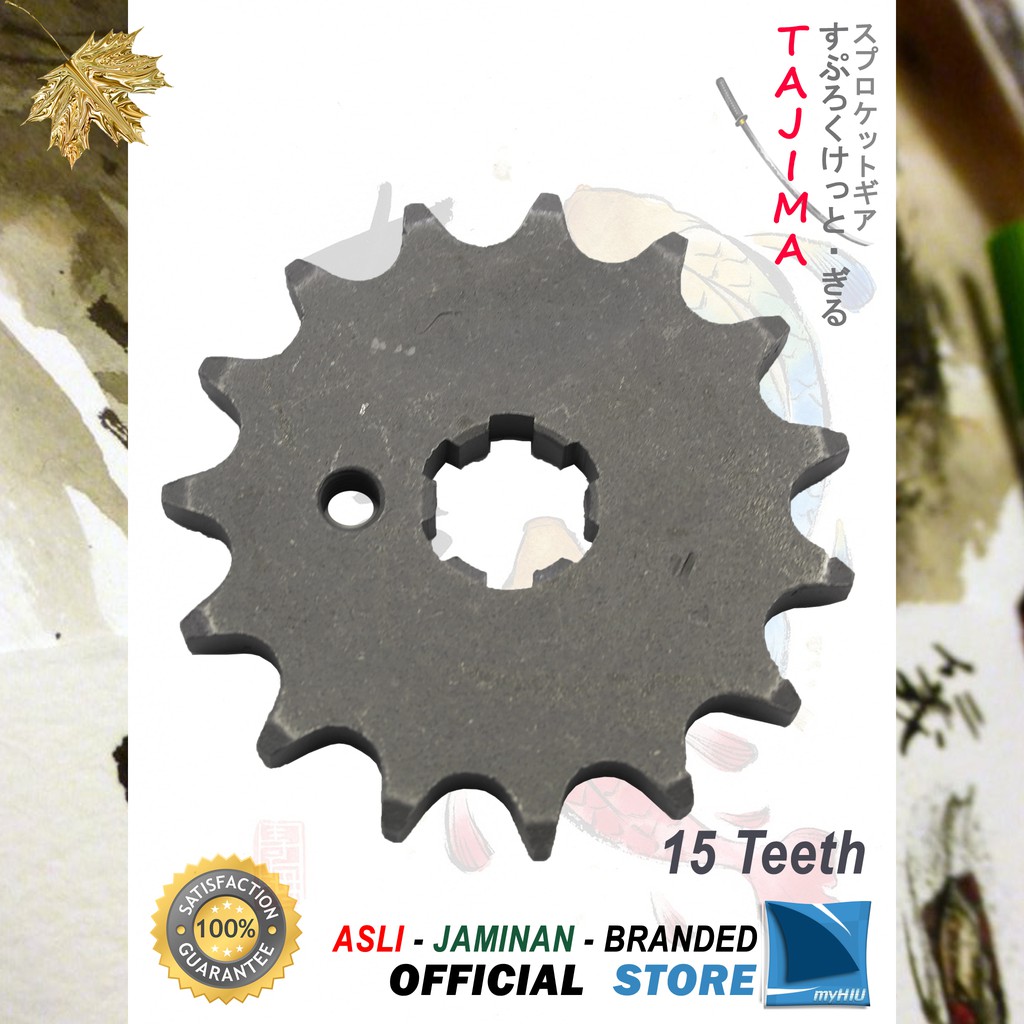 Gigi Tarik 10T ~ 16T KAWASAKI GTO Gir Depan - Front Sprocket Gear TAJIMA