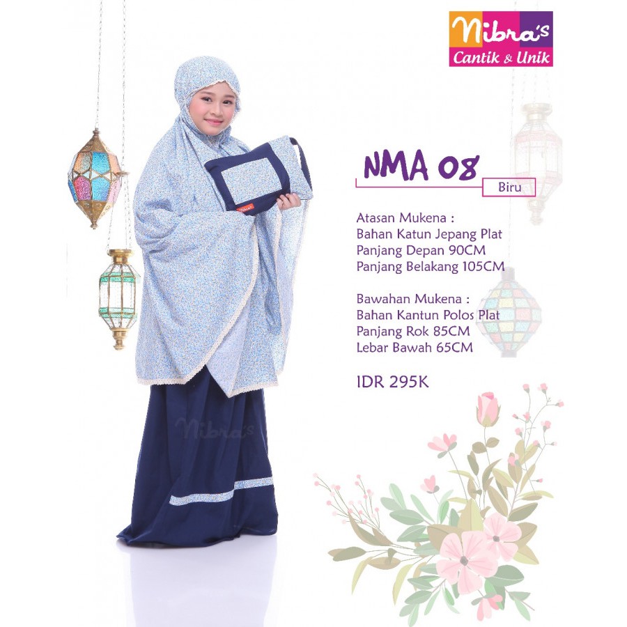[READY DAN SIAP KIRIM] MUKENA ANAK NIBRAS NMA 08 NM08 NM 8 NM8 ORIGINAL