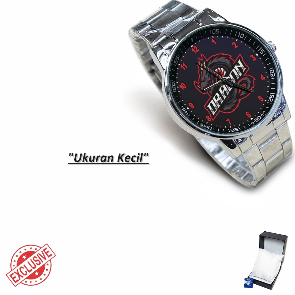 (Exclusive) Jam Tangan DRAGON Custom Rante Couple / Satuan