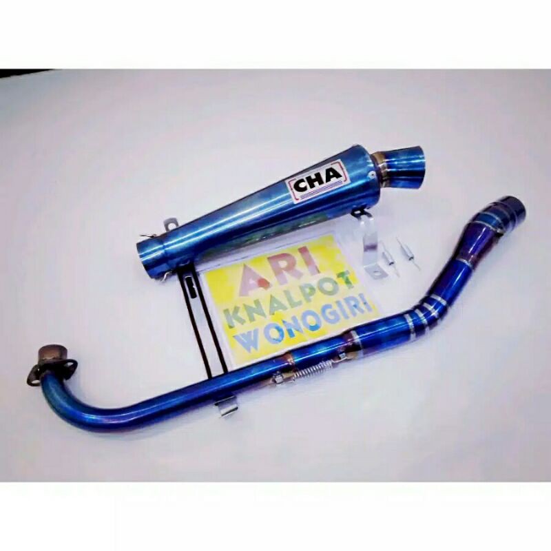 knalpot CHA kidal bluemoon bebek Jupiter z Vega Shogun Supra kharisma smash