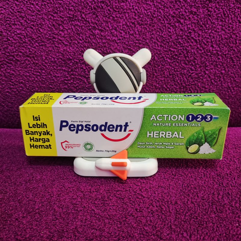 Pepsodent Action 123 Herbal 75g + 25g