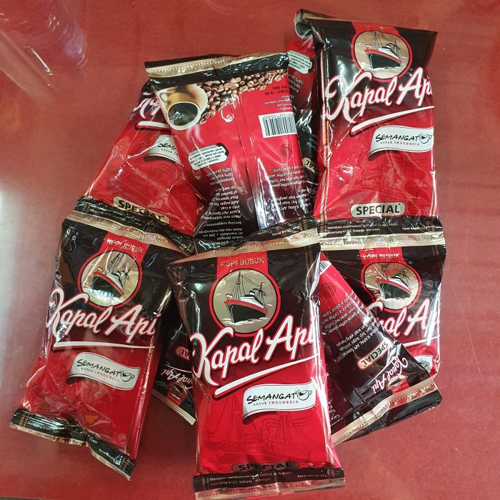 

Kopi Bubuk Kapal Api Special 65 Gram - 1 Renceng isi 10 Pcs Sachet