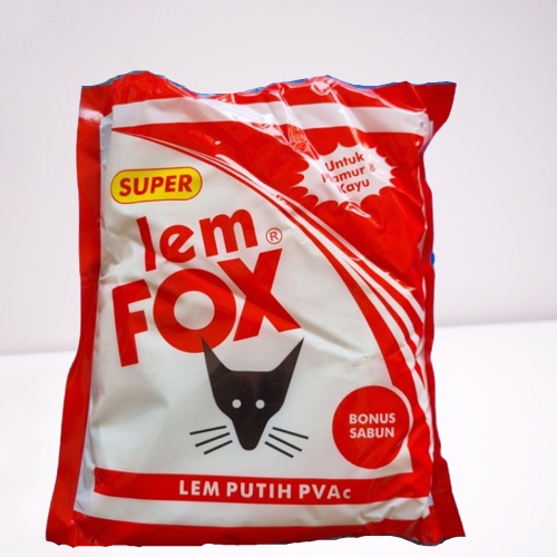 

LEM FOX 700 GR / LEM PUTIH PVAC / LEM PLAMIR KAYU - LEM FOX 700GR